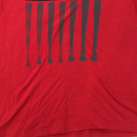 Under Armour Boys Red Baseball Graphic Shirt – Youth Large - Picture 5 of 10